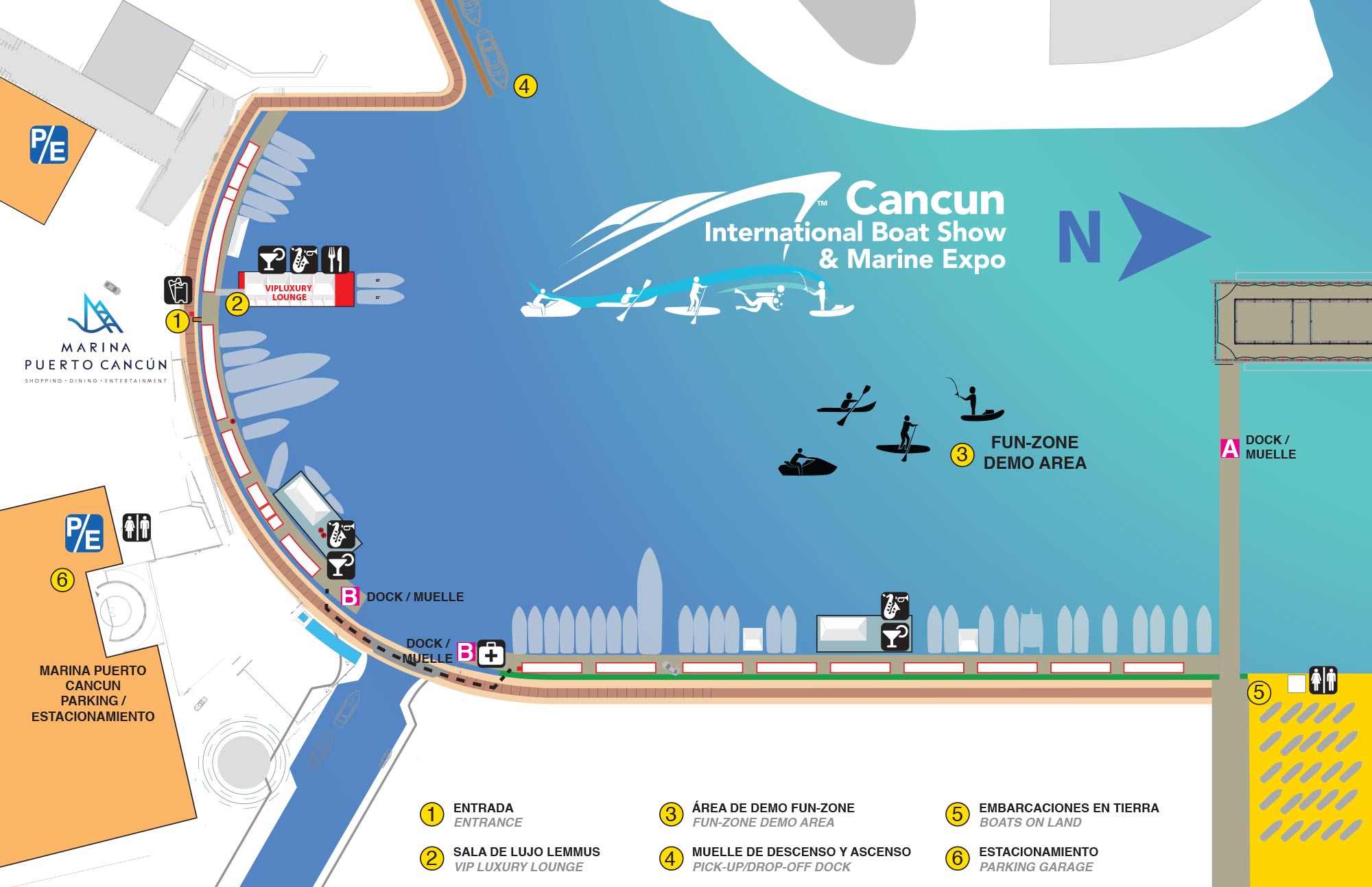Cancun International Boat Show Floorplan