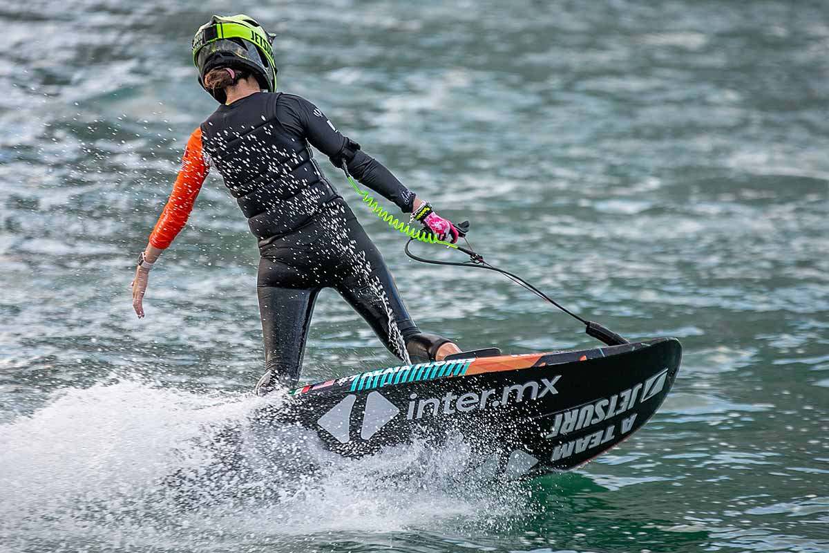 Pro Motor-Surf athletes at the Cancun International Boat Show
