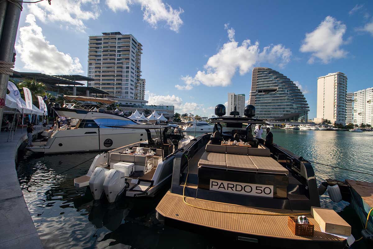 Pardo at the Cancun International Boat Show