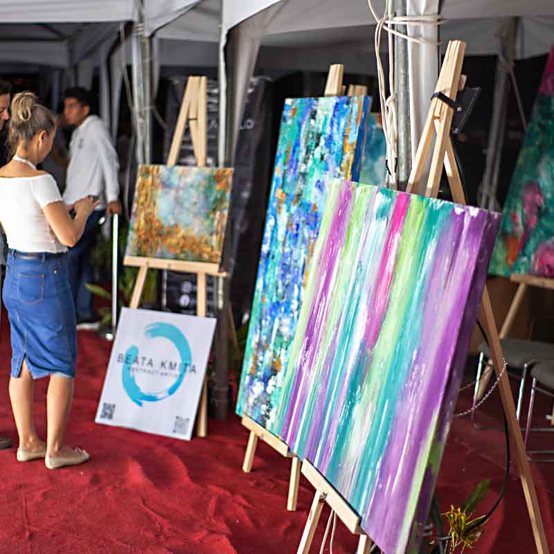 Art at the Cancun International Boat Show