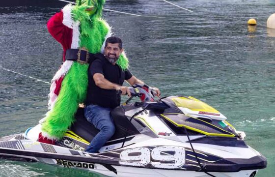 You never know who will show up on a Sea Doo