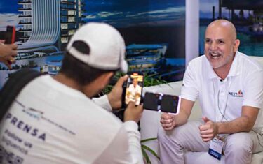 Lots of free press at the Cancun International Boat Show