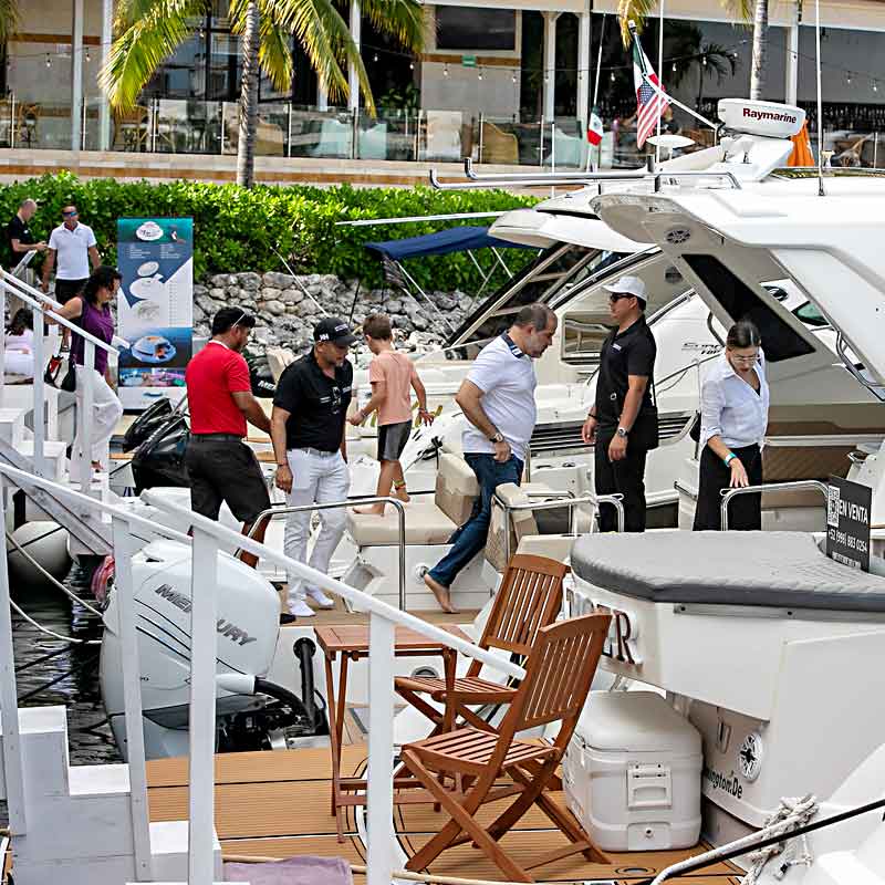 #1 boat sales event in Spanish speaking Latin America is the Cancun International Boat Show
