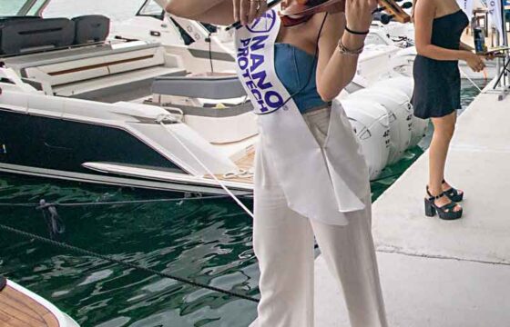 Exhibitors with taste at the Cancun International Boat Show