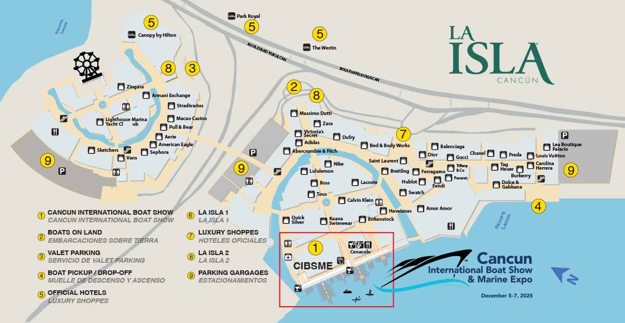 CIBSME 2025 will be held at La Isla Cancun Luxury Shopping Mall